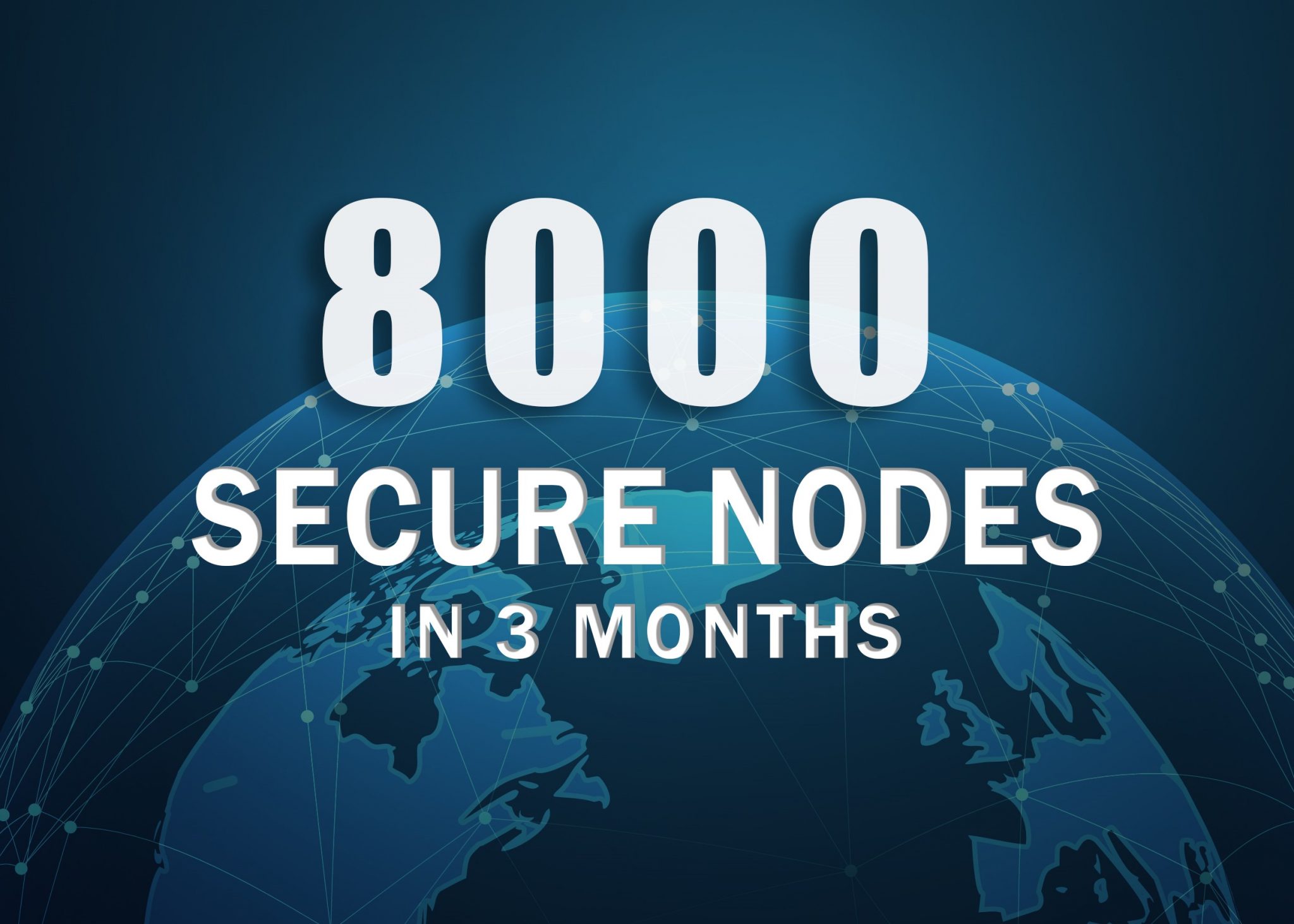 Featured image of the blog post zencash secure nodes milestone of 8000+ in 3 months