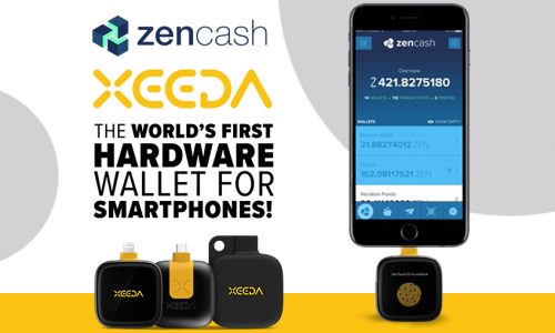 zencash xeeda crypto hardware wallet