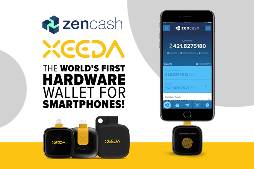 zencash xeeda crypto hardware wallet
