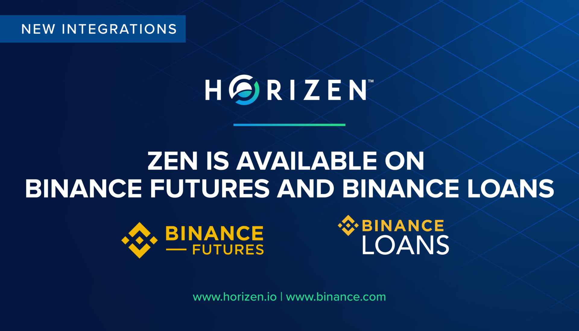 Horizen is Now On Binance Futures and Binance Loans - Horizen