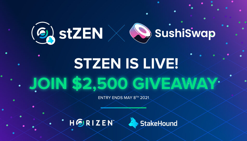 stZEN launch on SushiSwap