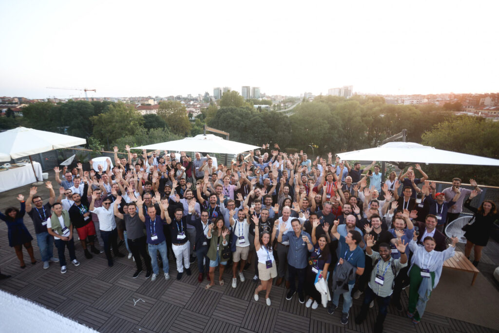 ZBF and HL team on HL rooftop